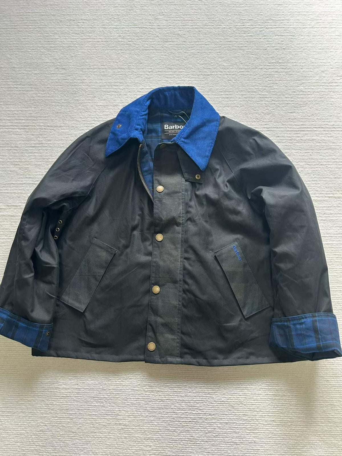 Barbour OS Transport Waxed Jacket (Blue Label)