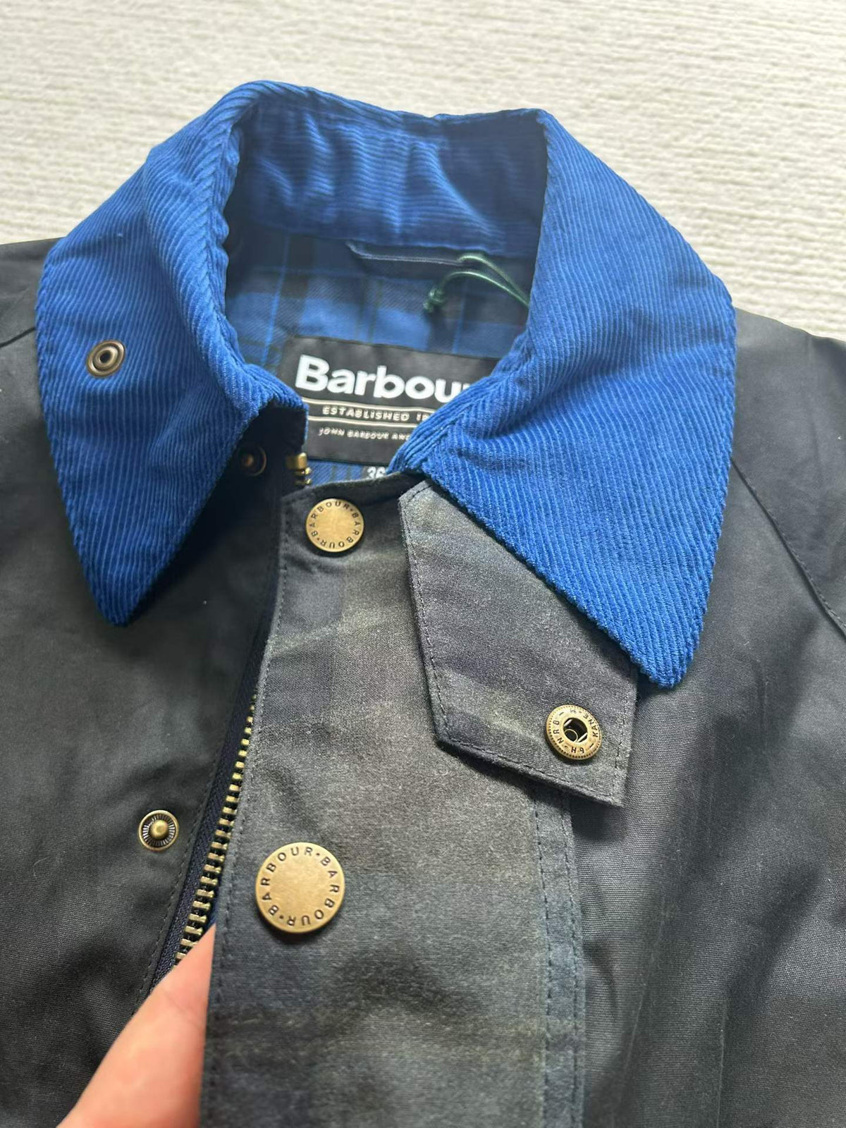 Barbour OS Transport Waxed Jacket (Blue Label)