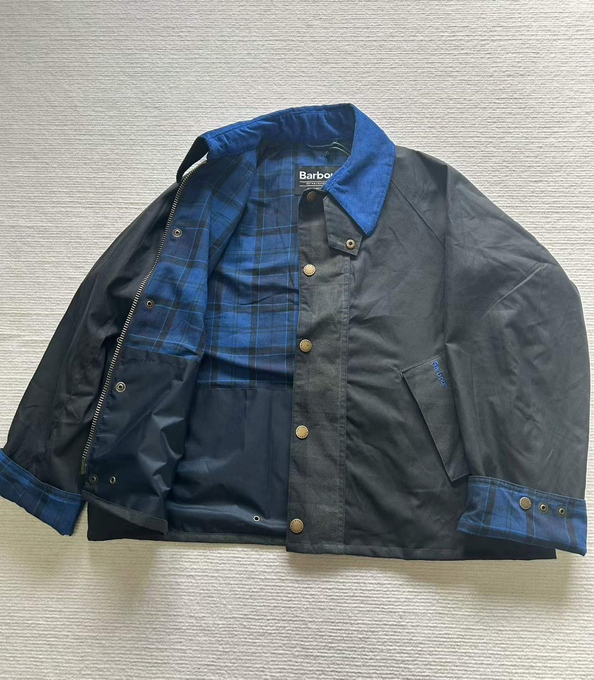 Barbour OS Transport Waxed Jacket (Blue Label)