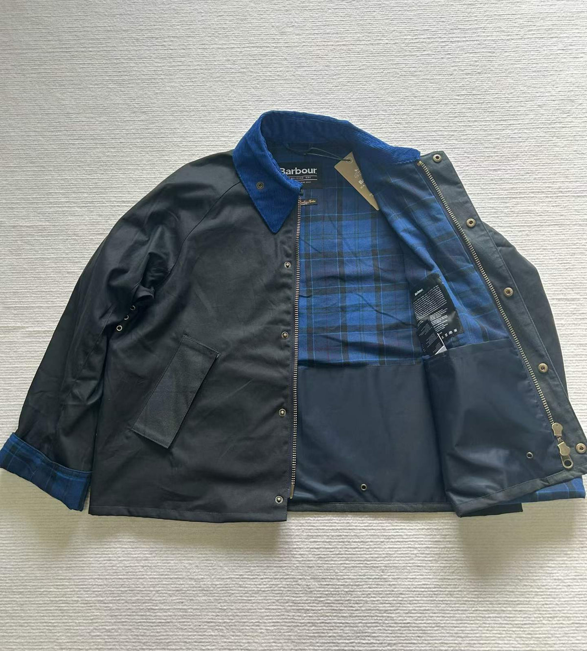 Barbour OS Transport Waxed Jacket (Blue Label)