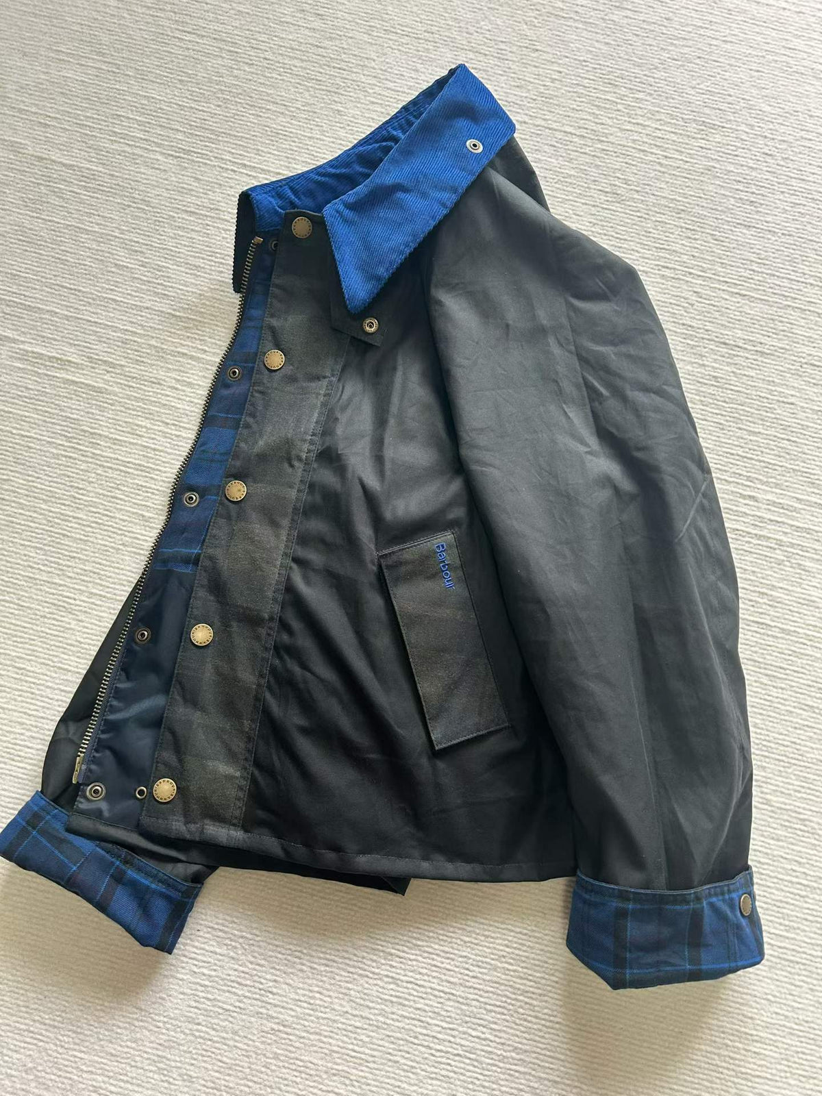 Barbour OS Transport Waxed Jacket (Blue Label)
