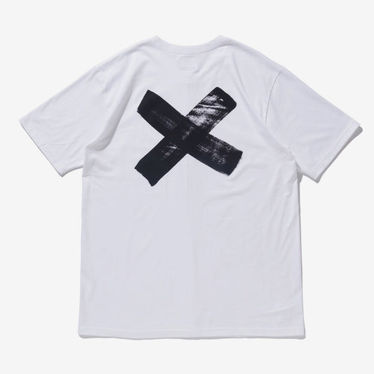 WTAPS Short Sleeve Heavy Cotton Crew Neck Cross Graffiti Printed T-Shirt Men's Top