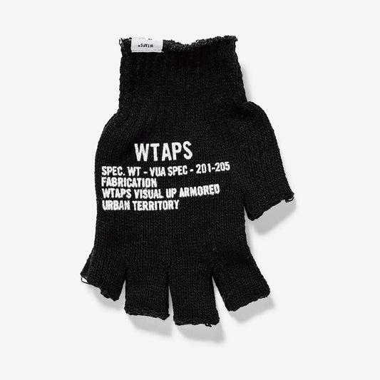 WTAPS TRIGGER/GLOVE/ACRYLIC Half Finger Dew Finger Knitted Gloves 20aw Thermal Gloves