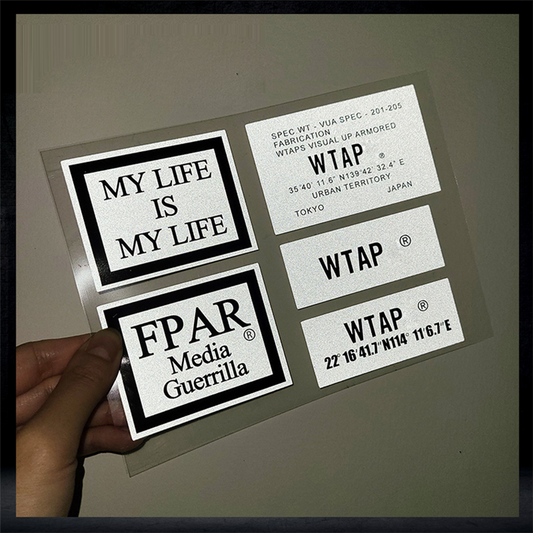 Car reflective sticker neighborhood limited time WTAPS Japanese Fujiwara Hishiko WTAPS STICK Sticker(No activities included)