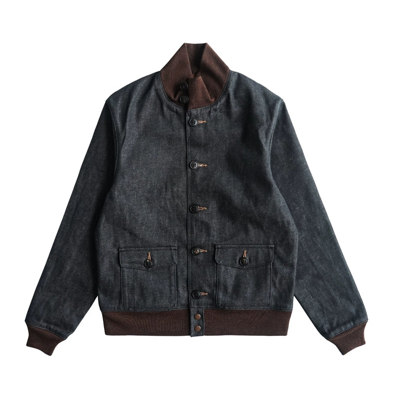 A1 Flight Jacket Denim Jacket Replica MCCOYS Air Force Jacket Men, Kaji Casual Jacket Non-A2