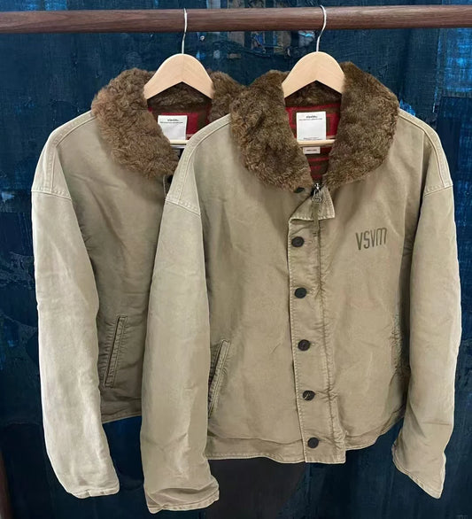 24SS VISVIM PURSER DECK Tiger print deck jacket