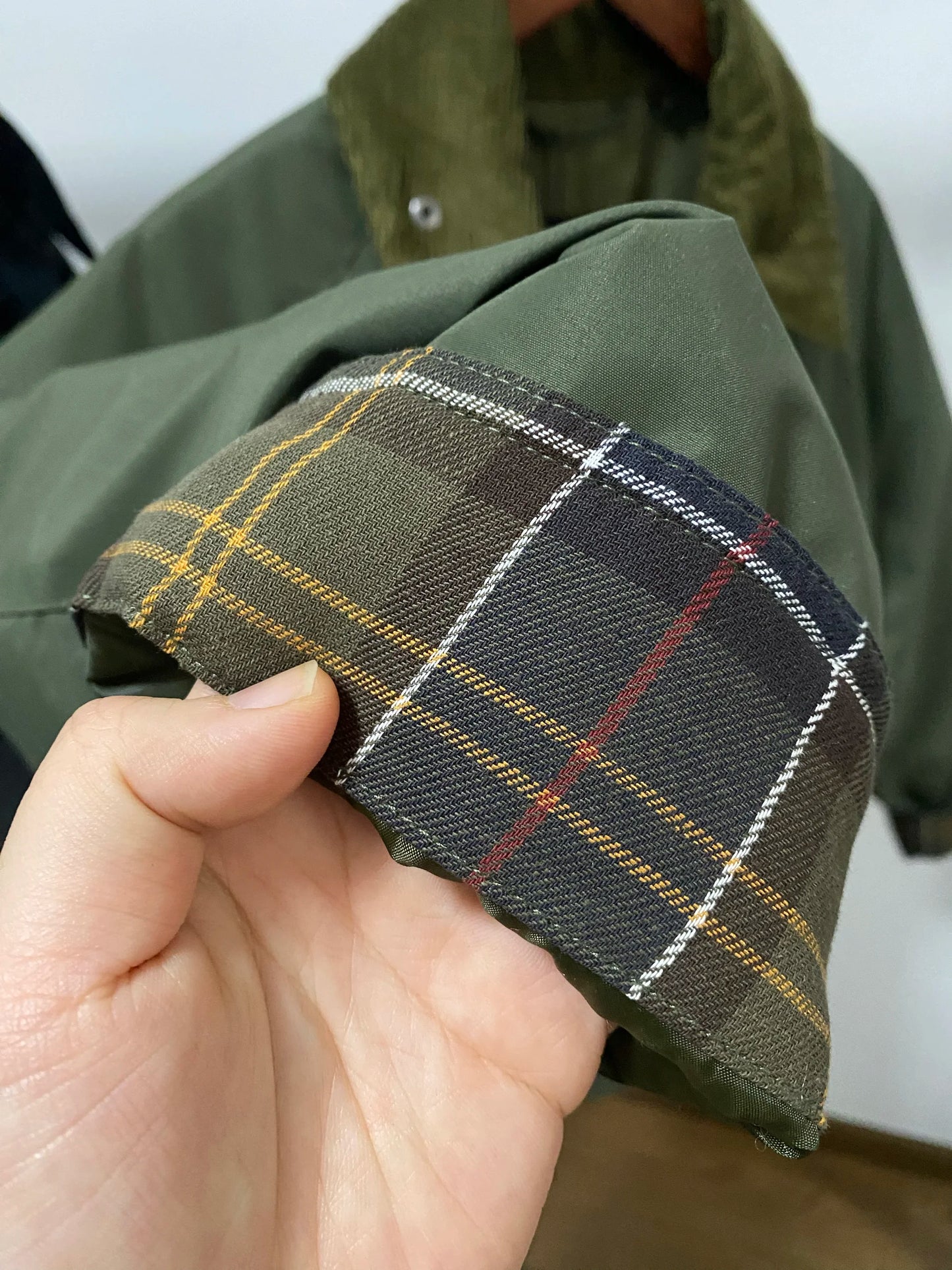 Barbour Transport Corduroy lapel thick jacket cotton jacket wax-free jacket men and women the same style