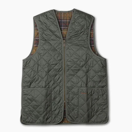 Barbour ashby bedale retro diamond check pleated cotton slim fit warm nylon inner vest liner