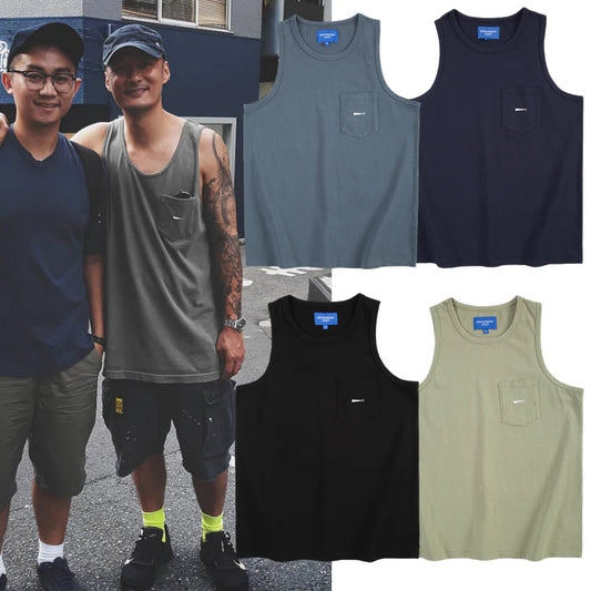 MADNESS WTAPS Japanese vest heavy 300g sleeveless T-shirt