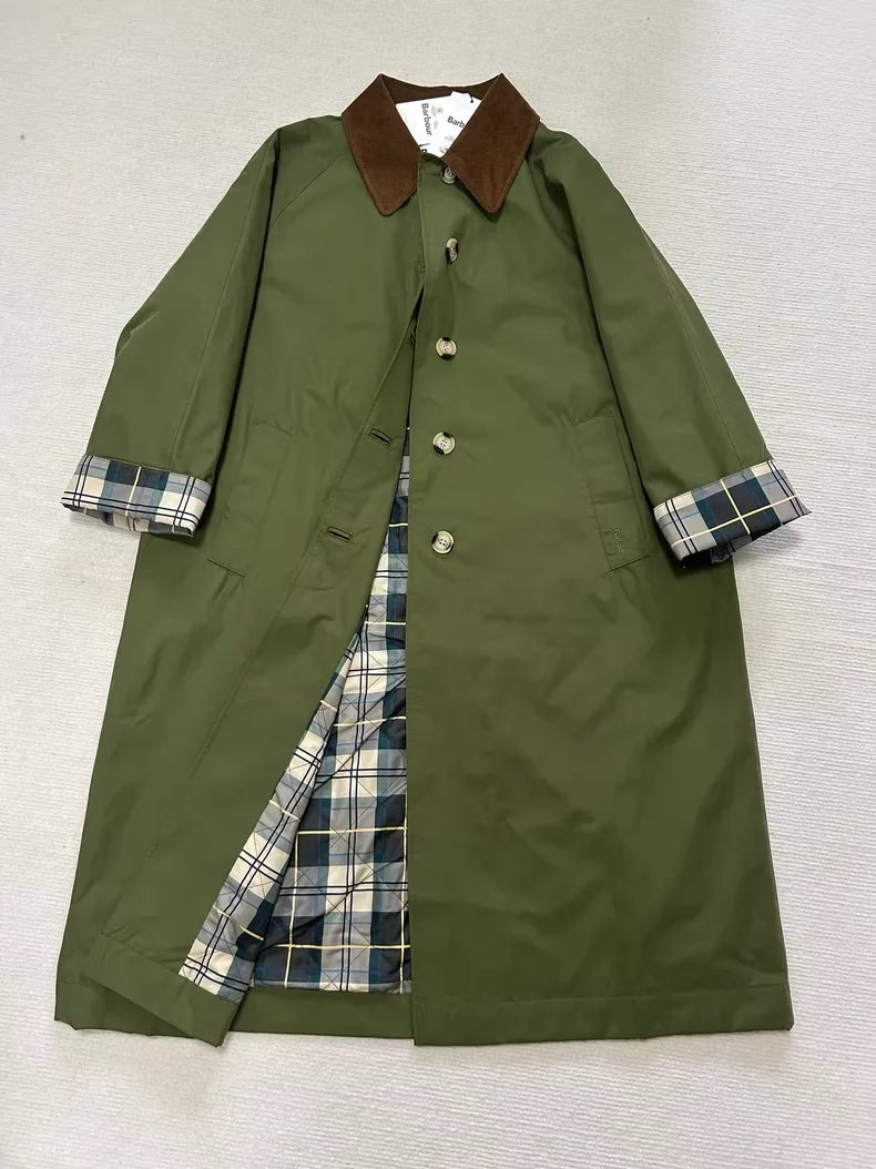 Bar Limited Edition Jackie Casual Long Trench Coat